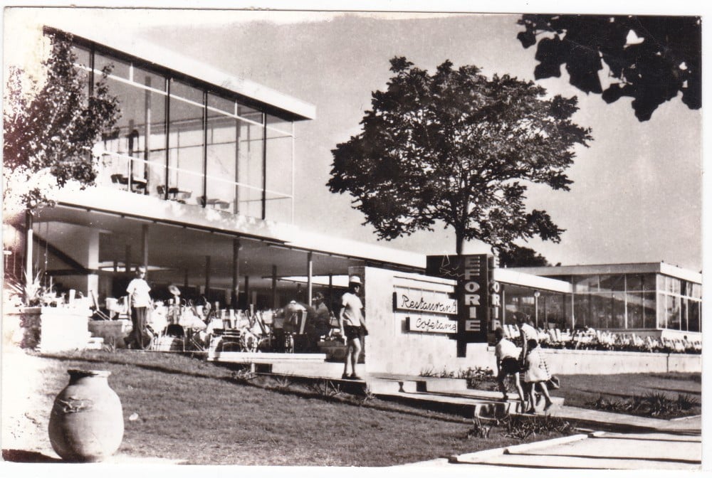 Fotografie: Ilustrată „Restaurant în Eforie Sud”, 1967