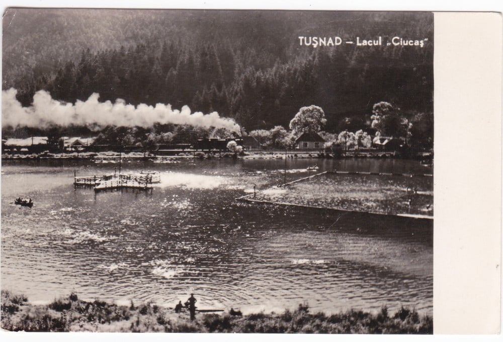 Fotografie: Ilustrată „Tușnad — Lacul Ciucaș”, 1961