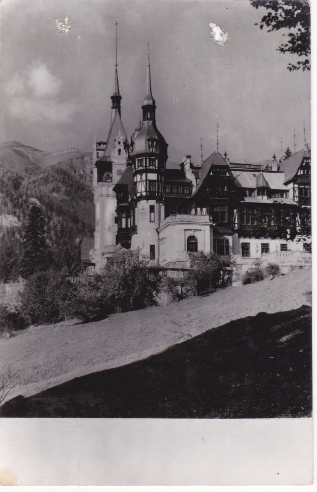 Fotografie: Ilustrată „Sinaia — Muzeul Peleș”, 1957