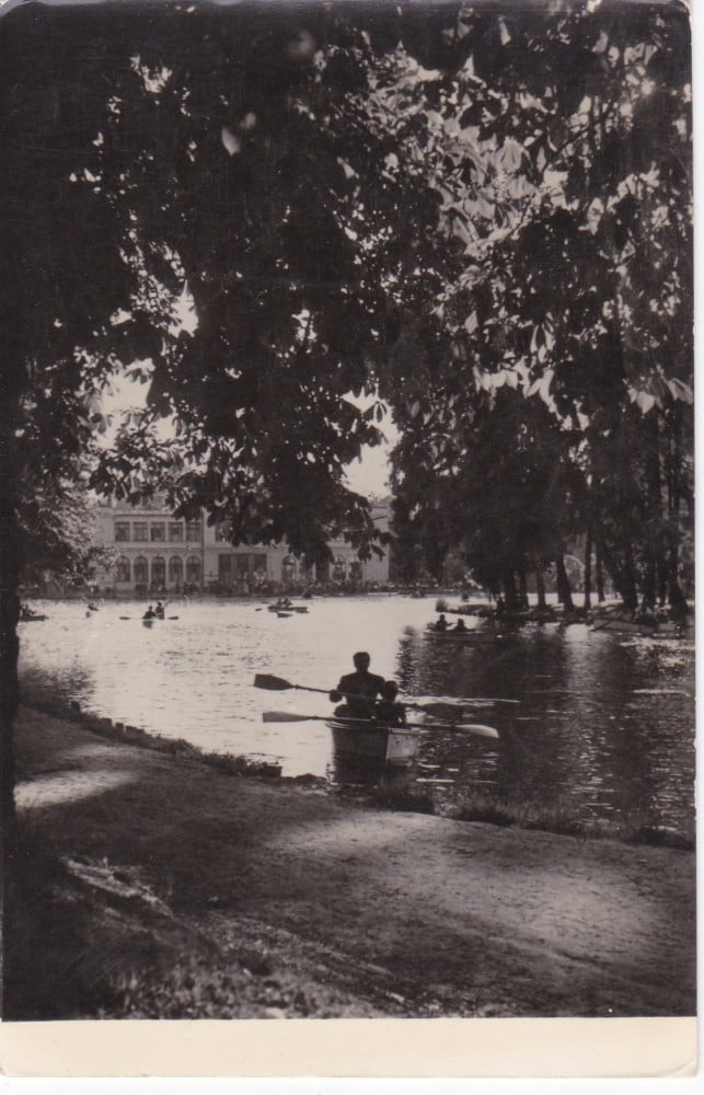 Fotografie: Ilustrată „Cluj — vedere din parc”, 1960