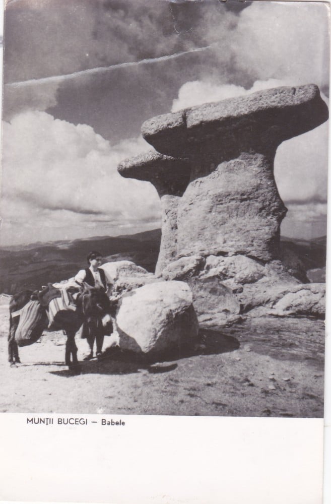 Fotografie: Ilustrată „Munții Bucegi — Babele”, 1959