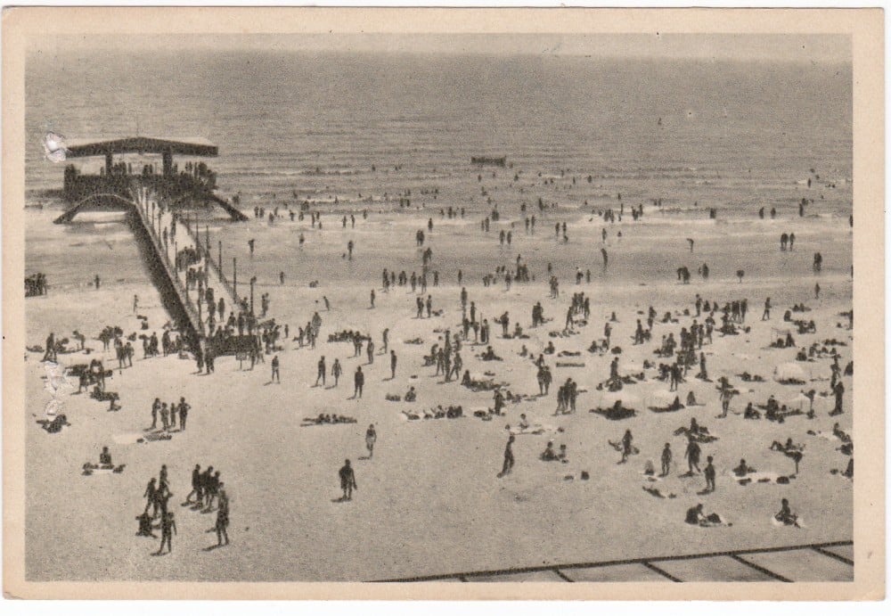 Fotografie: Ilustrată „Mamaia — spre tobogan”, 1958