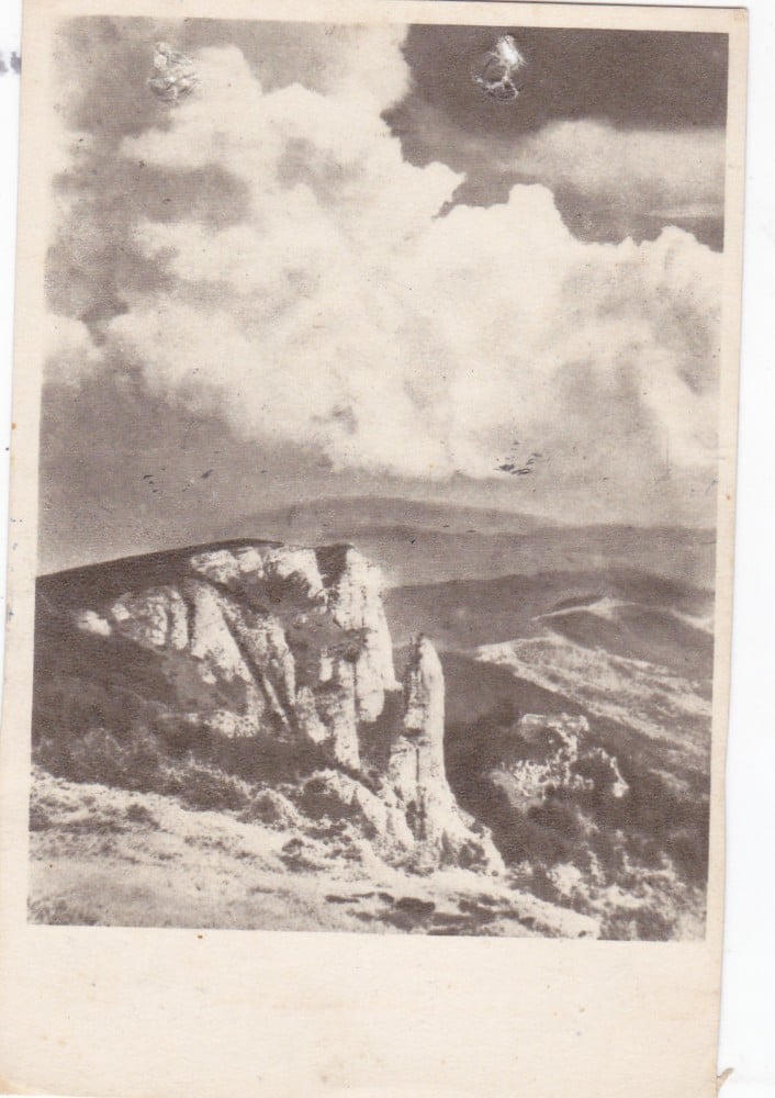 Fotografie: Ilustrată „Vedere de pe Ceahlău”, 1958