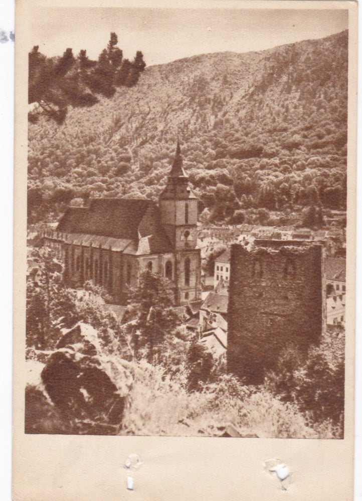 Fotografie: Ilustrată „Orașul Stalin — Biserica Neagră”, 1957