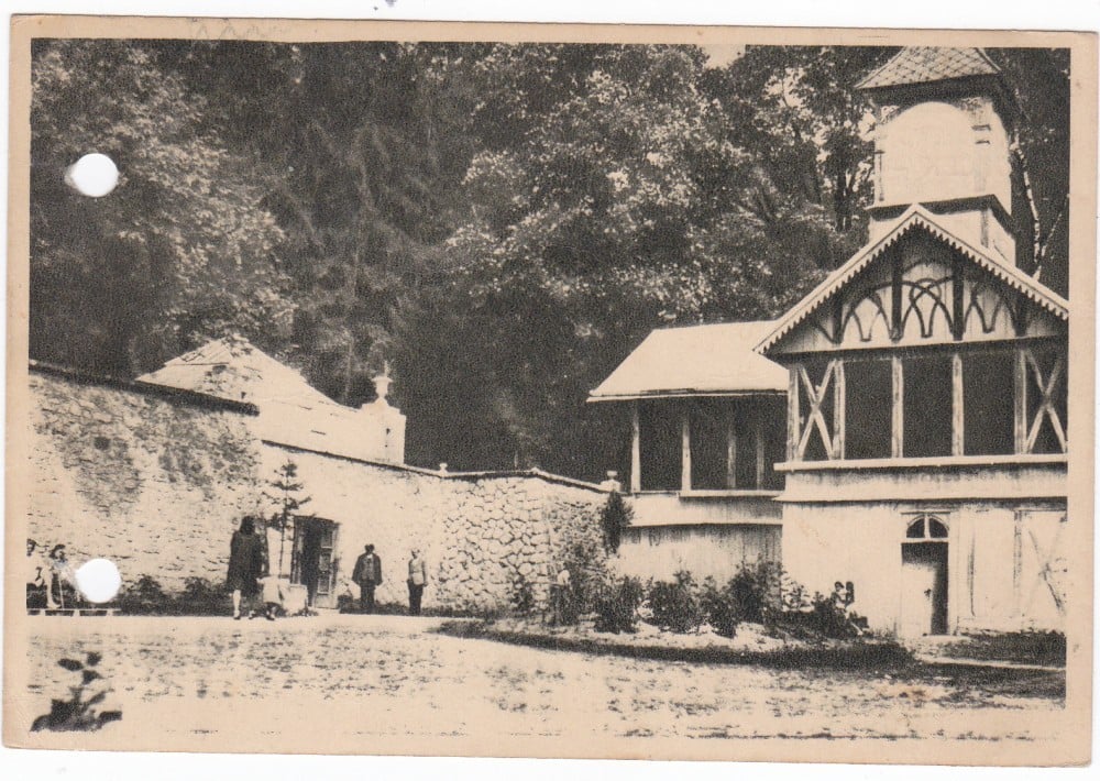 Fotografie: Ilustrată „Borsec — Izvorul borvizului”, 1955