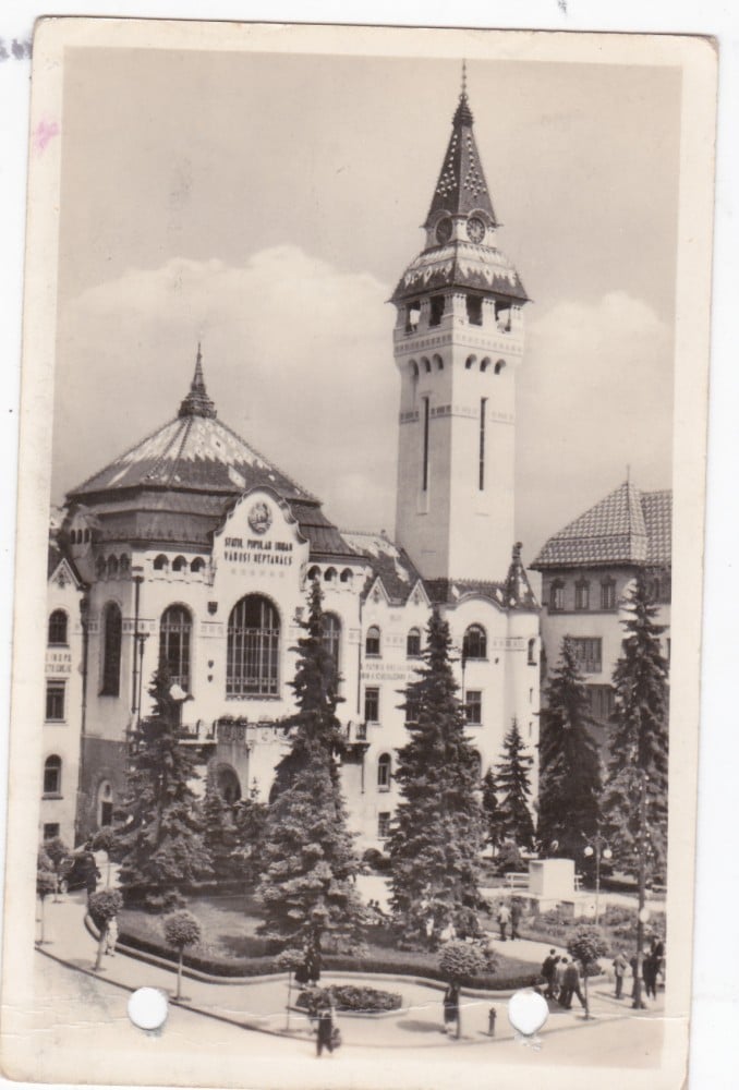 Fotografie: Ilustrată „Târgu Mureș — Sfatul Popular”, 1953