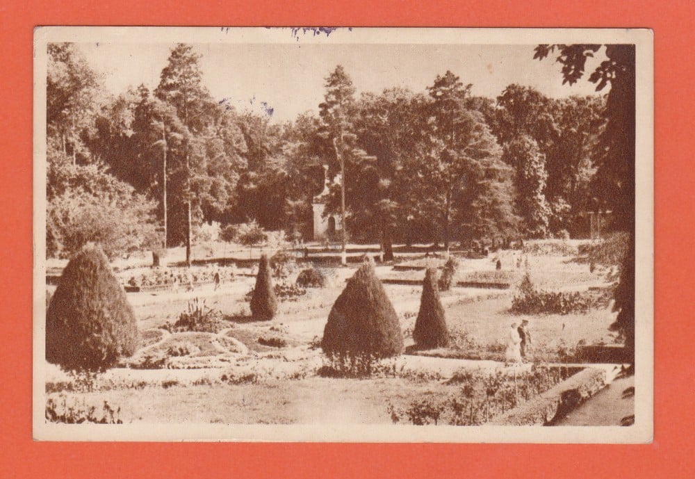 Fotografie: Carte poștală „Oradea, Băile 1 Mai — vedere din parc”, 1959, circulată