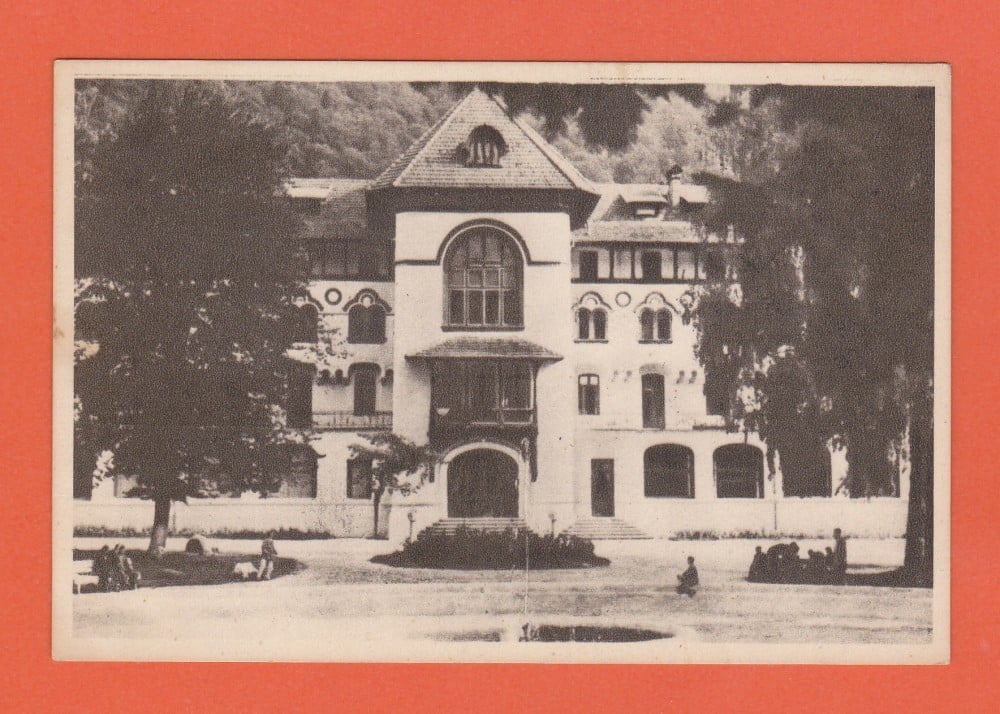 Fotografie: Carte poștală „Sinaia — Casa de odihnă C.C.S.”, 1956, circulată