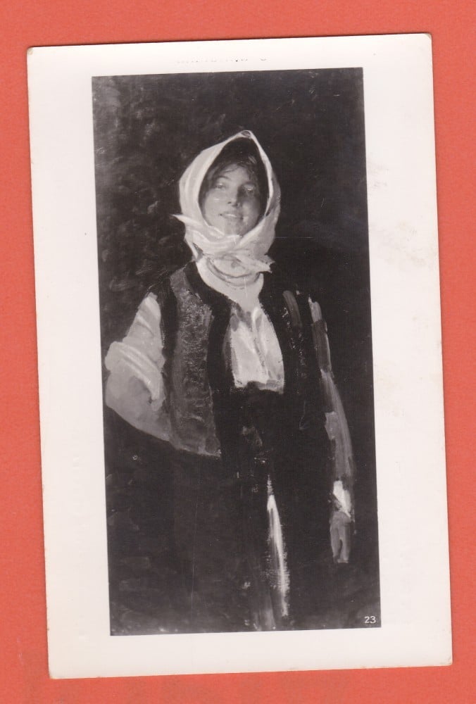 Fotografie: Ilustrată N. Grigorescu — „Țărăncuță veselă”