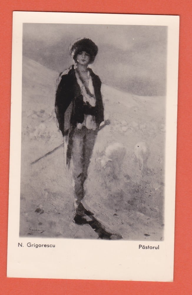 Fotografie: Ilustrată N. Grigorescu — „Păstorul”
