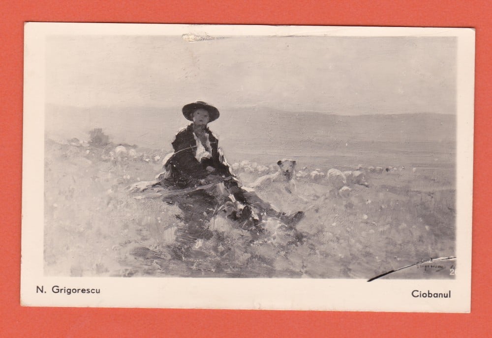 Fotografie: Ilustrată N. Grigorescu — „Ciobanul”