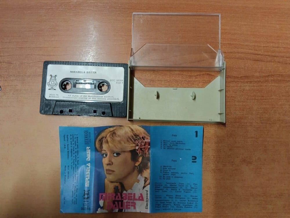 Fotografie: Casetă audio Mirabela Dauer — Morărița, Electrecord, 1984, originală