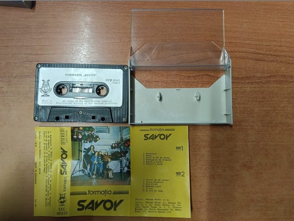 Casetă audio Savoy — Eu sunt ca viața, 1985, originală