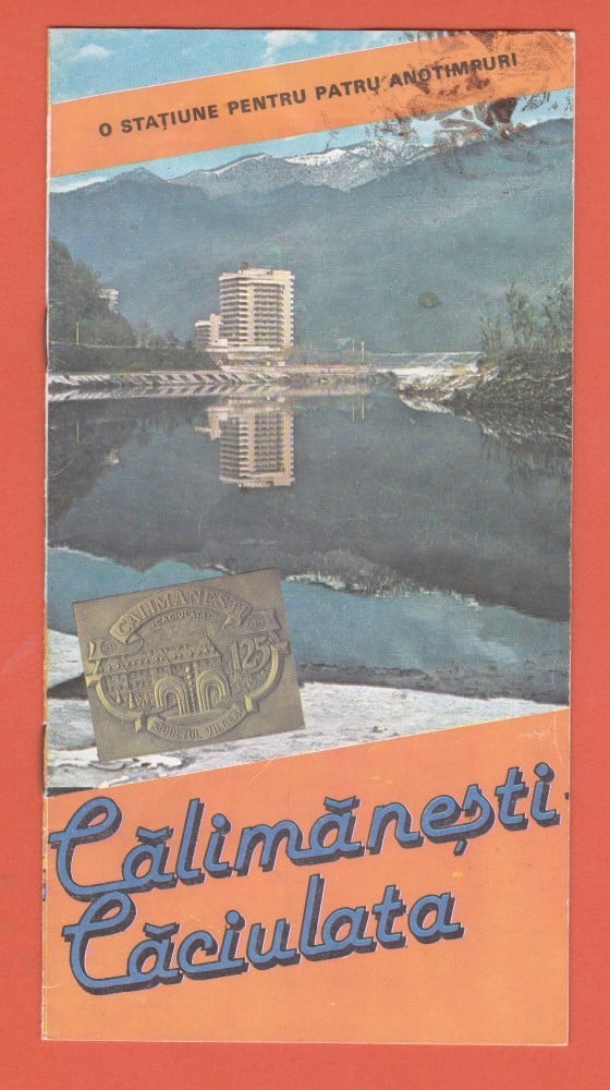 Fotografie: Pliant de prezentare „Călimănești-Căciulata”, 1989