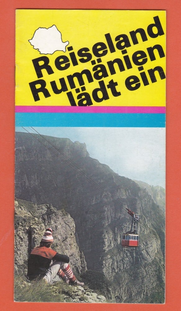 Fotografie: Broșură „Reiseland Rumänien lädt ein”, 1979, în limba germană