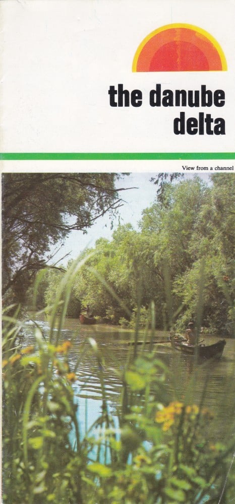 Fotografie: Pliant „The Danube Delta”, în limba engleză