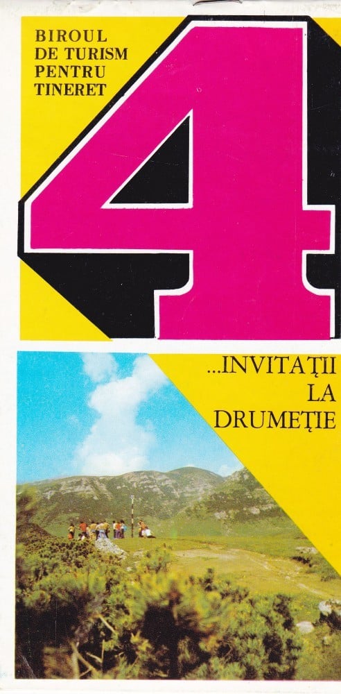 Fotografie: Pliant B.T.T. „Invitații la drumeție — munții din România”