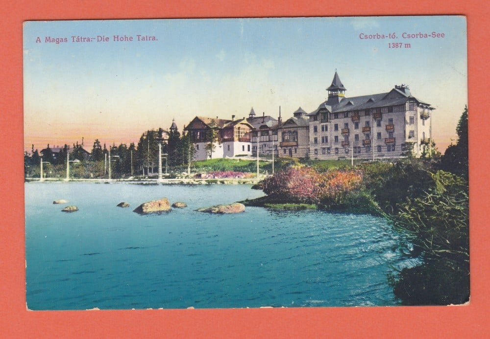 Fotografie: Carte poștală Csorba (Štrbské Pleso), Slovacia, necirculată
