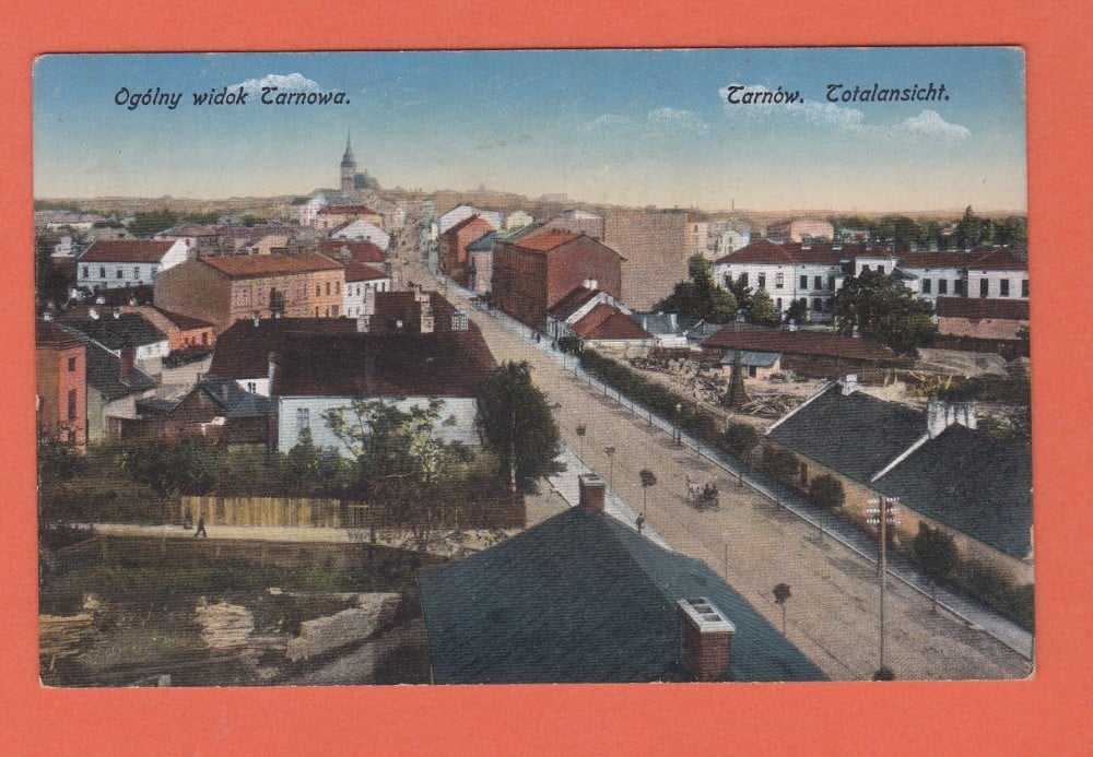 Fotografie: Carte poștală „Tarnów — vedere generală”, Polonia, necirculată