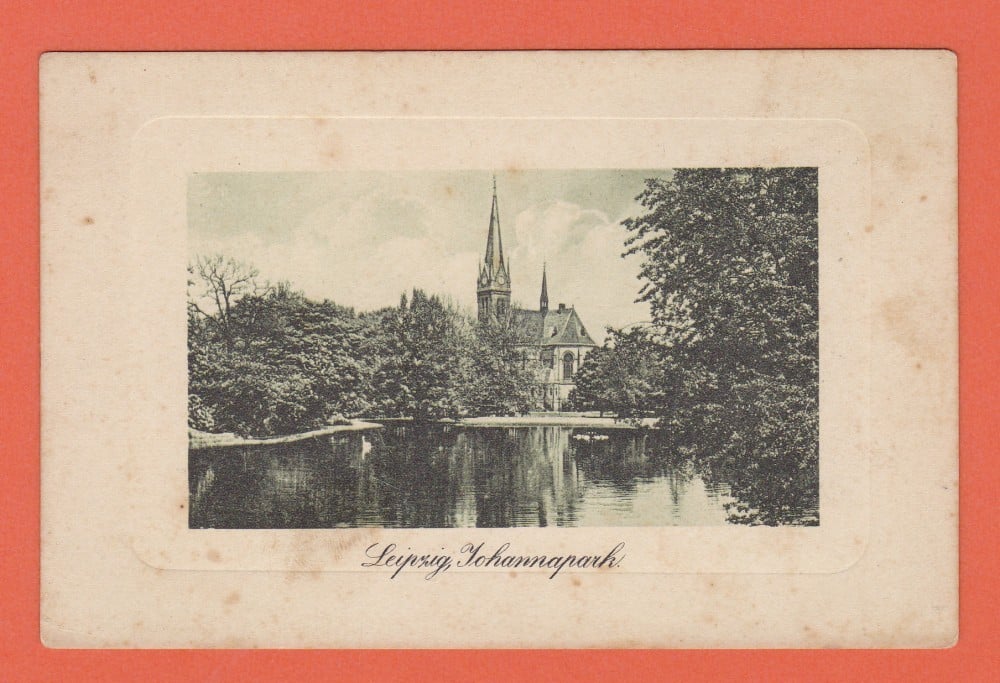 Fotografie: Carte poștală „Leipzig — Johannapark”, necirculată