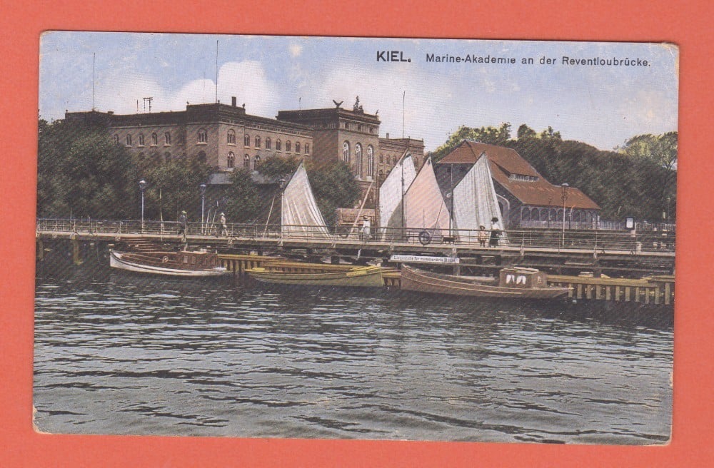 Fotografie: Carte poștală Kiel, Germania — vapoare, animată, necirculată