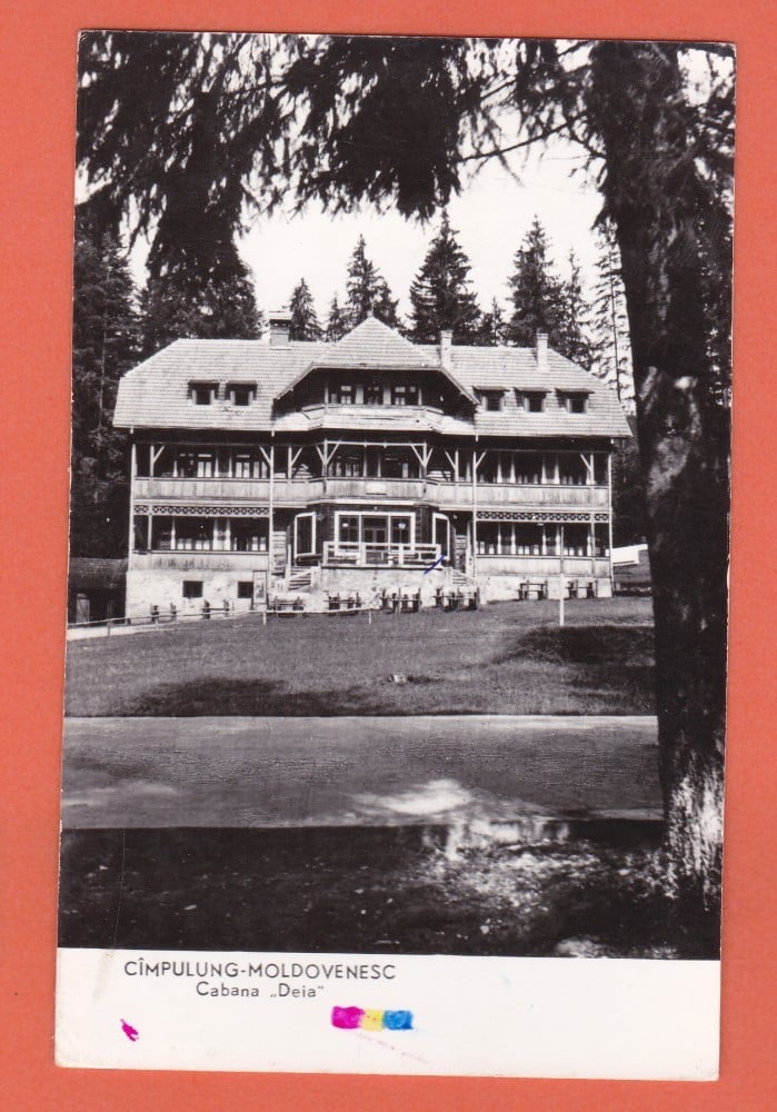 Fotografie: Carte poștală „Câmpulung Moldovenesc — Cabana Deia”, 1962