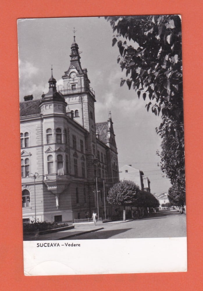 Fotografie: Carte poștală „Suceava — vedere”, 1960