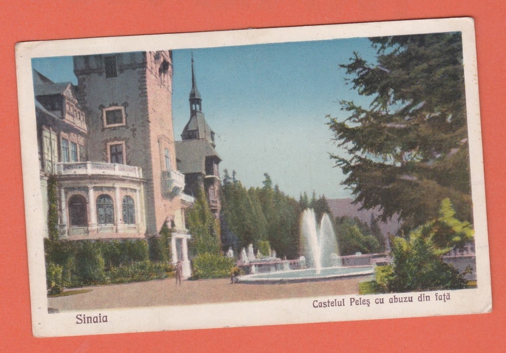 Fotografie: Carte poștală „Sinaia — Castelul Peleș”, 1992