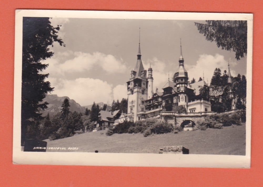 Fotografie: Carte poștală „Sinaia — Castelul Peleș”