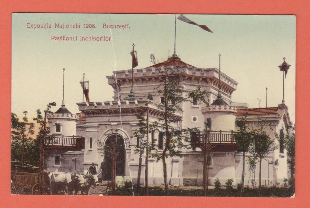 Fotografie: Carte poștală „Expoziția Națională 1906 — Pavilionul închisorilor” (II)