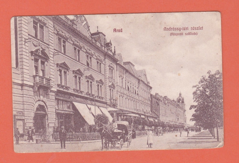 Fotografie: Carte poștală „Arad — bulevard”