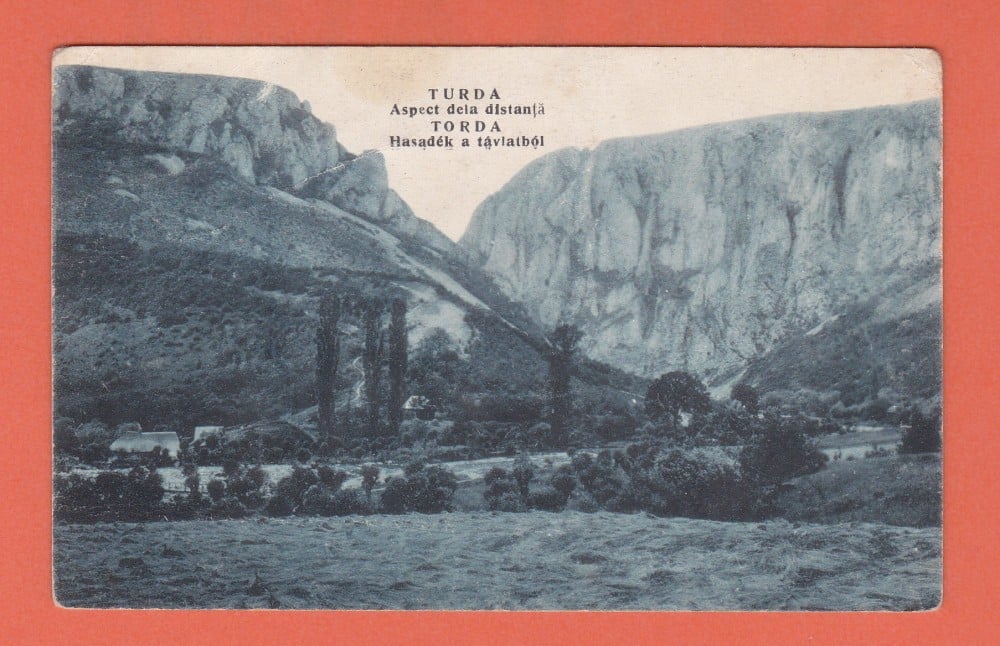Fotografie: Carte poștală „Turda — aspect de la distanță”, 1925
