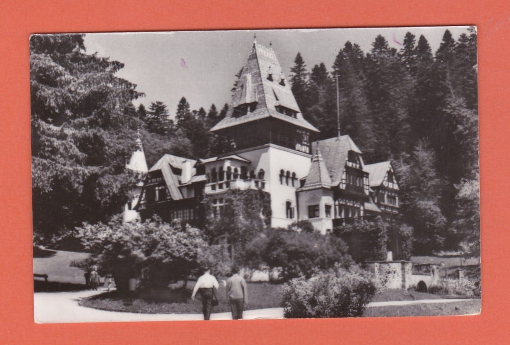 Fotografie: Carte poștală „Sinaia — Casa de creație Pelișorul”, 1963