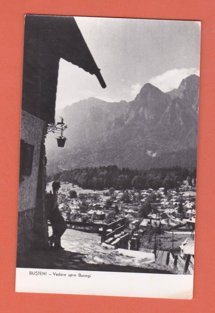 Fotografie: Carte poștală „Vedere spre Bucegi”, 1959