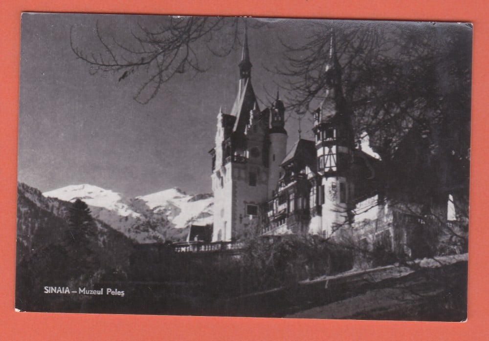 Fotografie: Carte poștală „Sinaia — Muzeul Peleș”, 1959