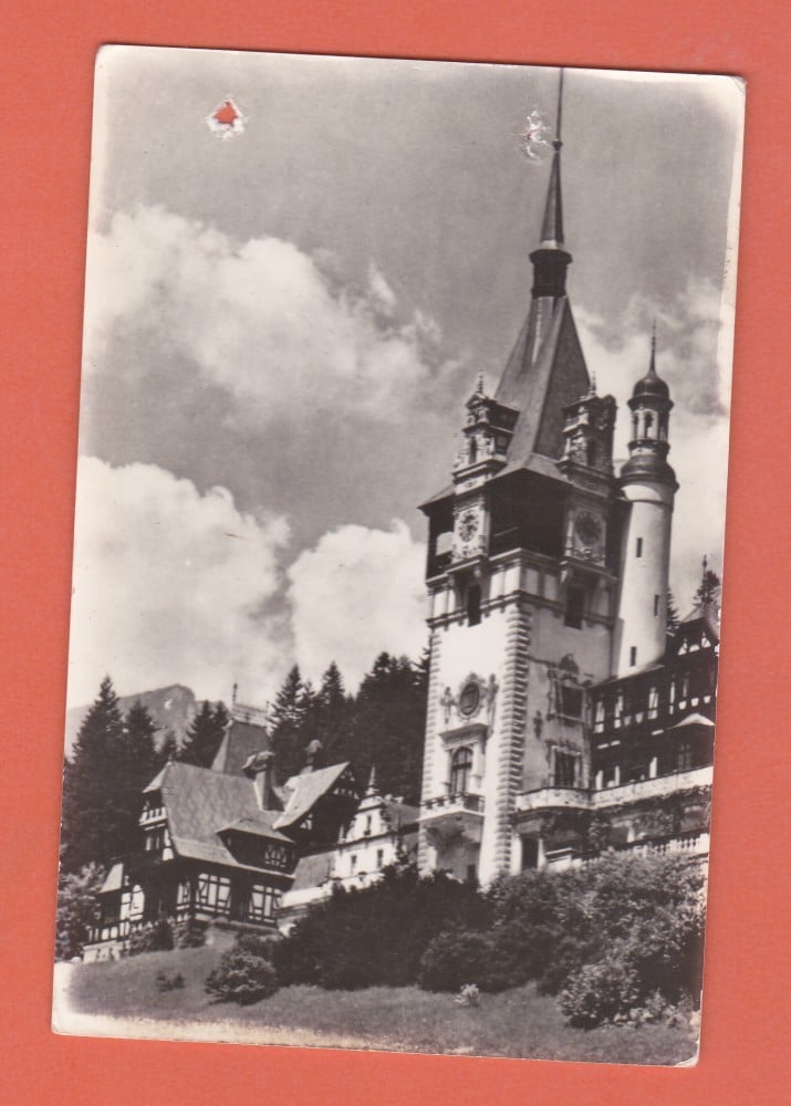 Fotografie: Carte poștală „Sinaia — Muzeul Peleș”, 1958 (II)