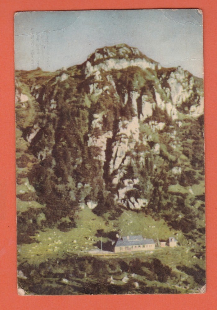 Fotografie: Carte poștală „Munții Bucegi — cabana”, 1952