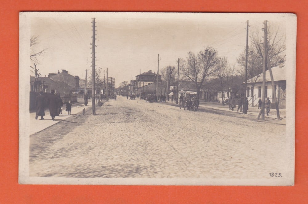 Carte poștală-fotografie Kowel, Ucraina, 1916, animată, necirculată