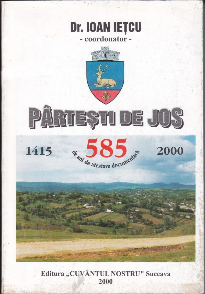 Coperta: Pârteștii de Jos, Dr. Ioan Iețcu