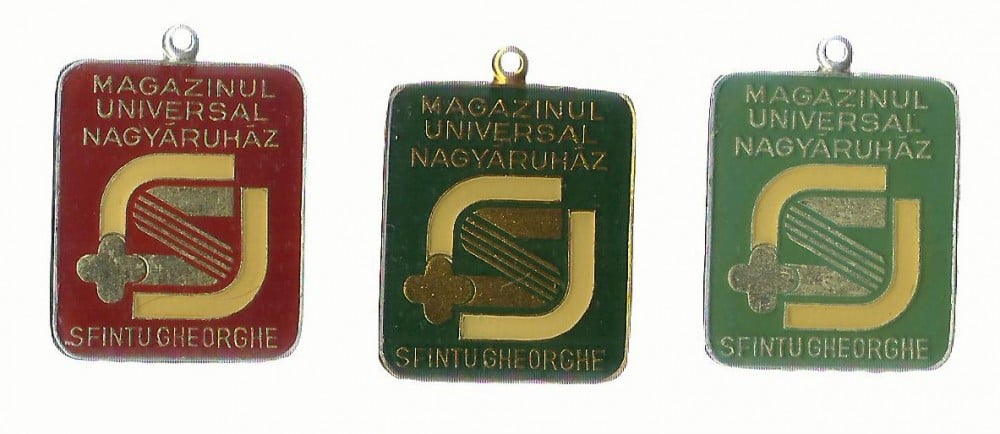 Fotografie: Lot de 3 brelocuri ale Magazinului Universal Nagyáruház, Sfântu Gheorghe