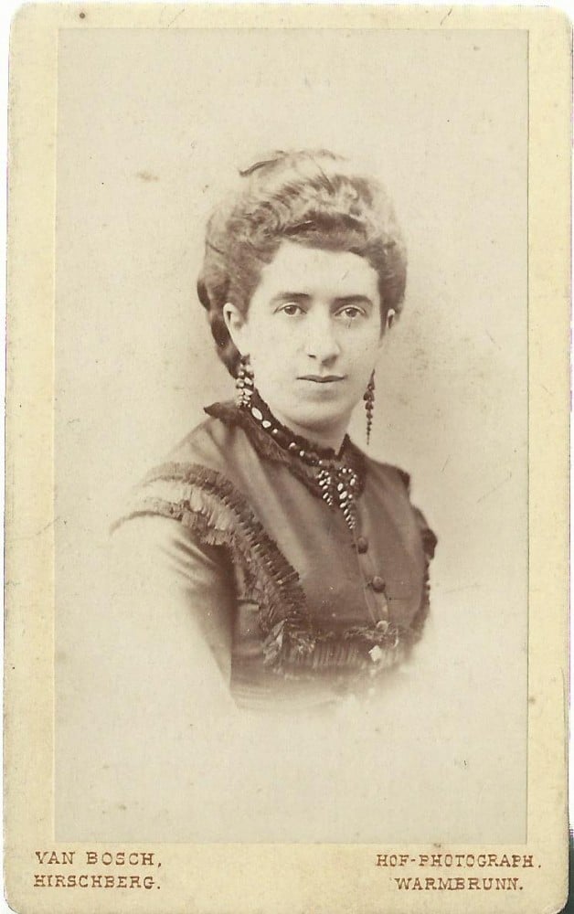 Fotografie: Fotografie CDV, Van Bosch Hof-Photograph, Hirschberg-Warmbrunn