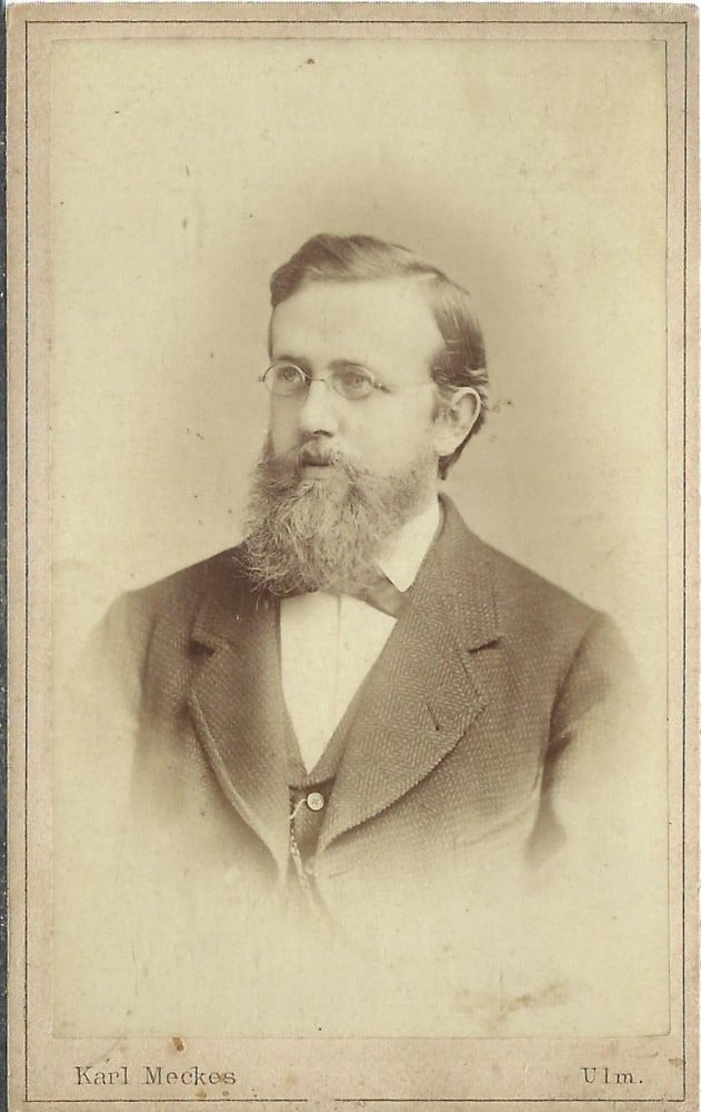 Fotografie: Fotografie CDV, Cabinet Karl Meckes, Ulm