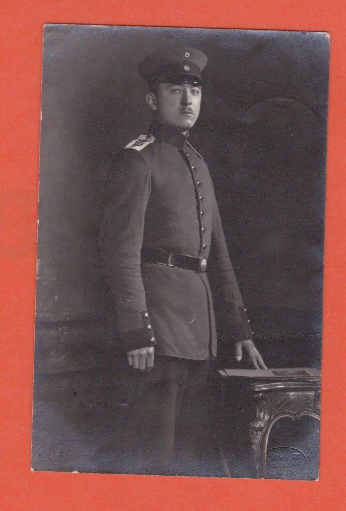 Fotografie: Fotografie cu un militar din Primul Război Mondial, circulată