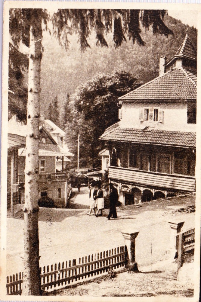 Fotografie: Vedere R.P.R. „Tușnad — Casa de odihnă”, circulată în 1955