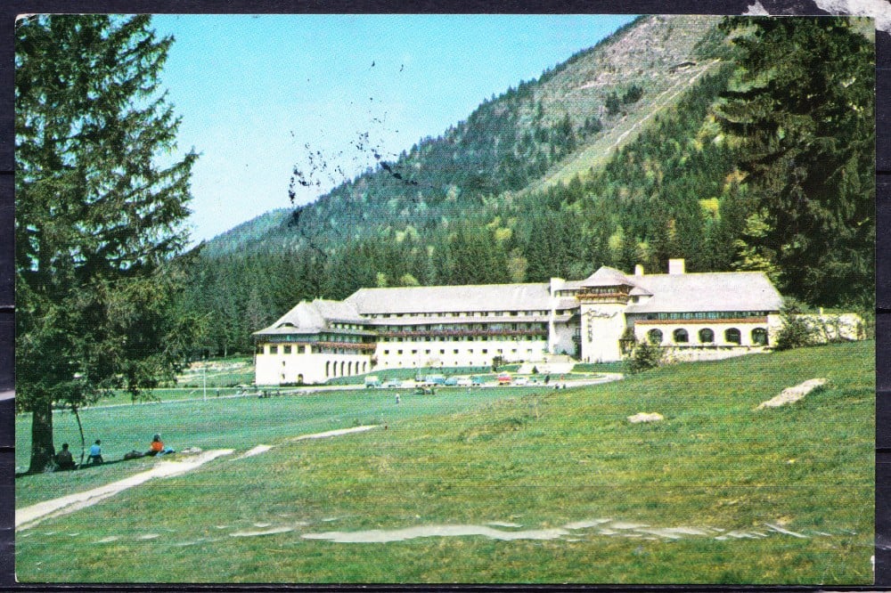 Fotografie: Ilustrată „Poiana Brașov — Hotel Sport”, 1967, circulată