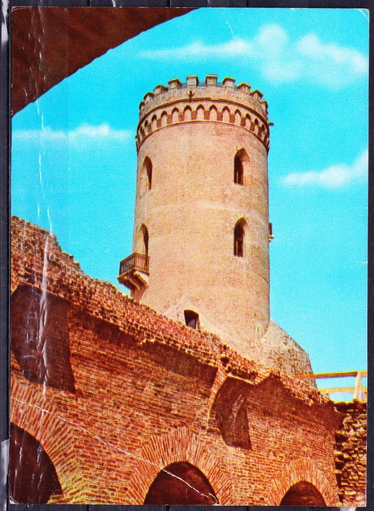 Fotografie: Ilustrată „Târgoviște — Turnul Chindiei”, 1969, circulată