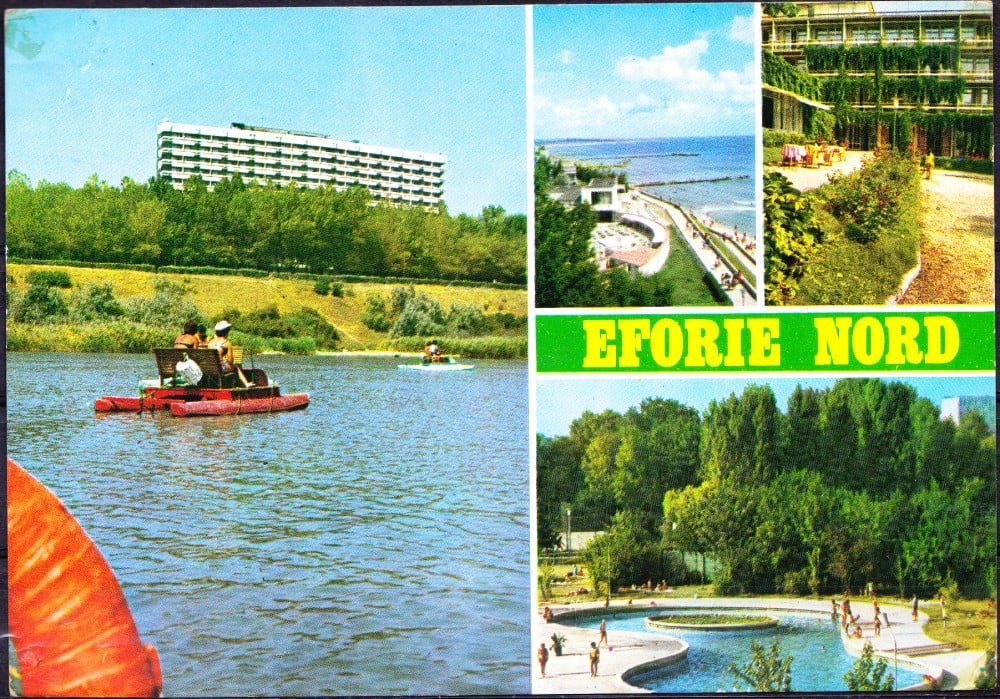 Fotografie: Ilustrată „Eforie Nord — imagini din stațiune”, 1980, circulată (II)