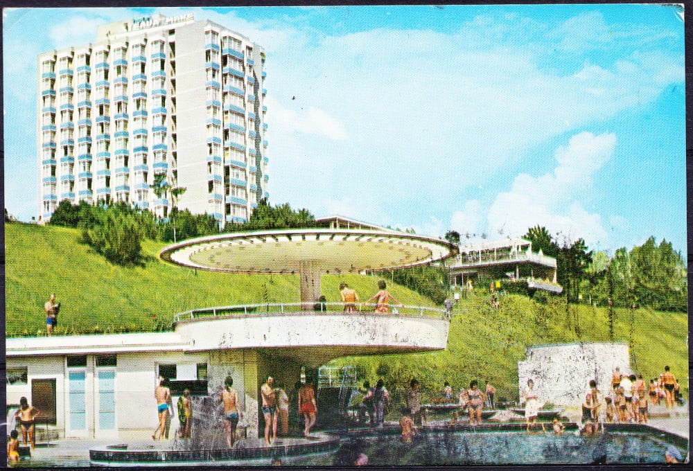 Fotografie: Ilustrată „Eforie Nord — Hotel Steaua de Mare”, 1975, circulată