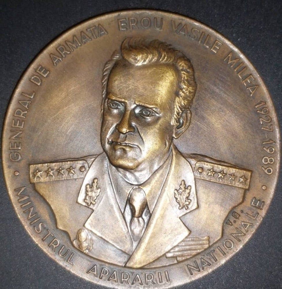 Fotografie: Medalia „General de armată, erou Vasile Milea 1927–1989”