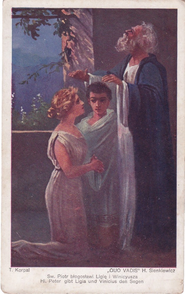 Fotografie: Ilustrată „Quo Vadis” de H. Sienkiewicz, ilustrație Korpal, Polonia, necirculată (V)